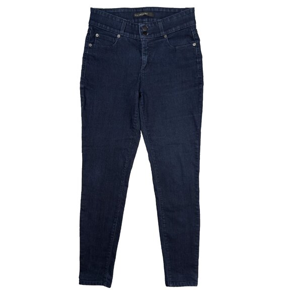 IRIS SETLAKWE Made in Canada Dark Indigo‎ Rinse Stretch Skinny Jeans Size 28 - Picture 2 of 6